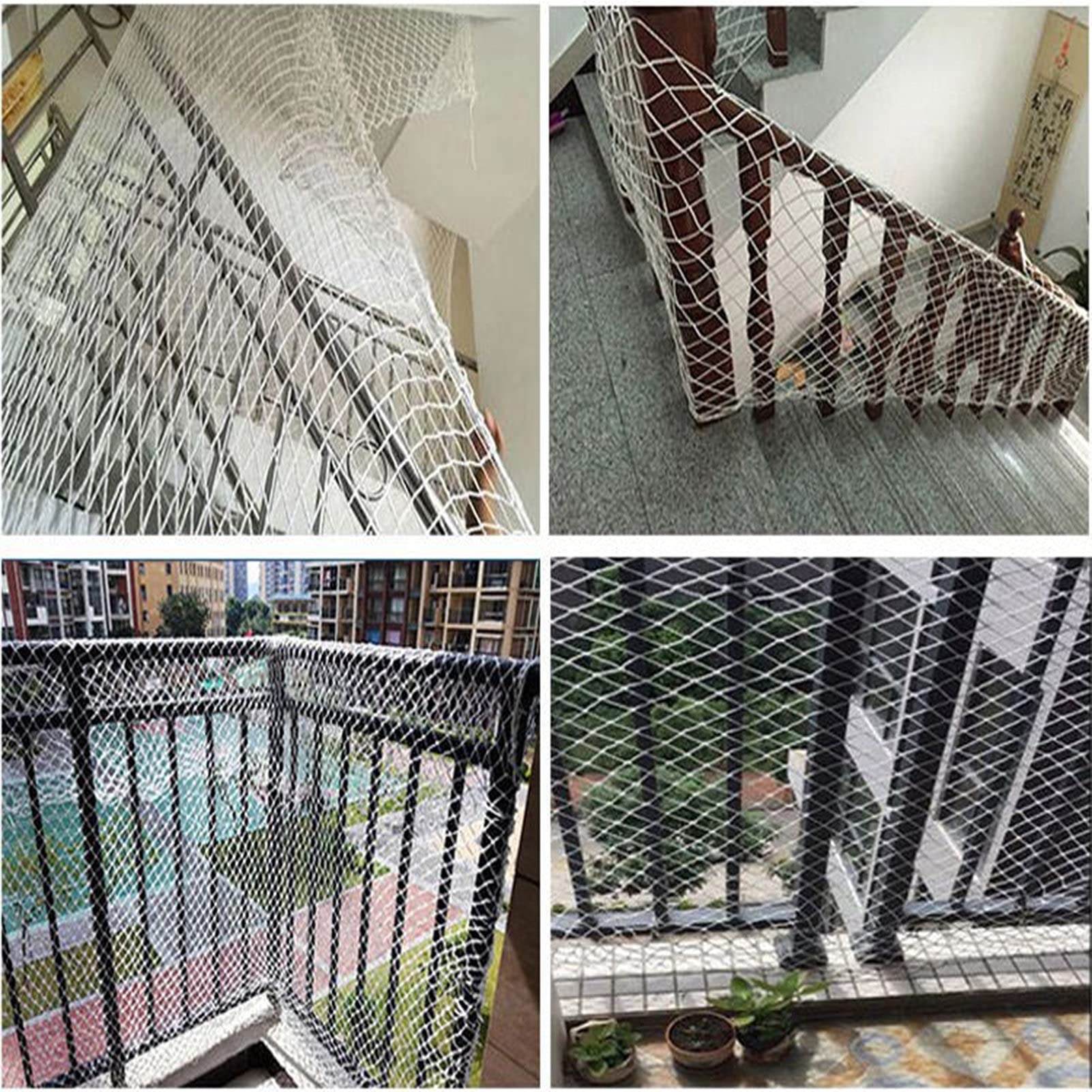 Sicherheitsnetz für Kinder Balkongeländer Treppe Anti-Fall-Sicherheitsnetz für Kinder Zaunnetz Außengeländer-Sicherheitsnetz Treppenbalkon-Sicherheitsnetz