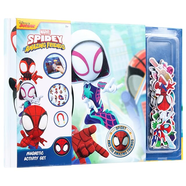 Disney Spidey y sus increíbles amigos - Libro magnético con 40 imanes