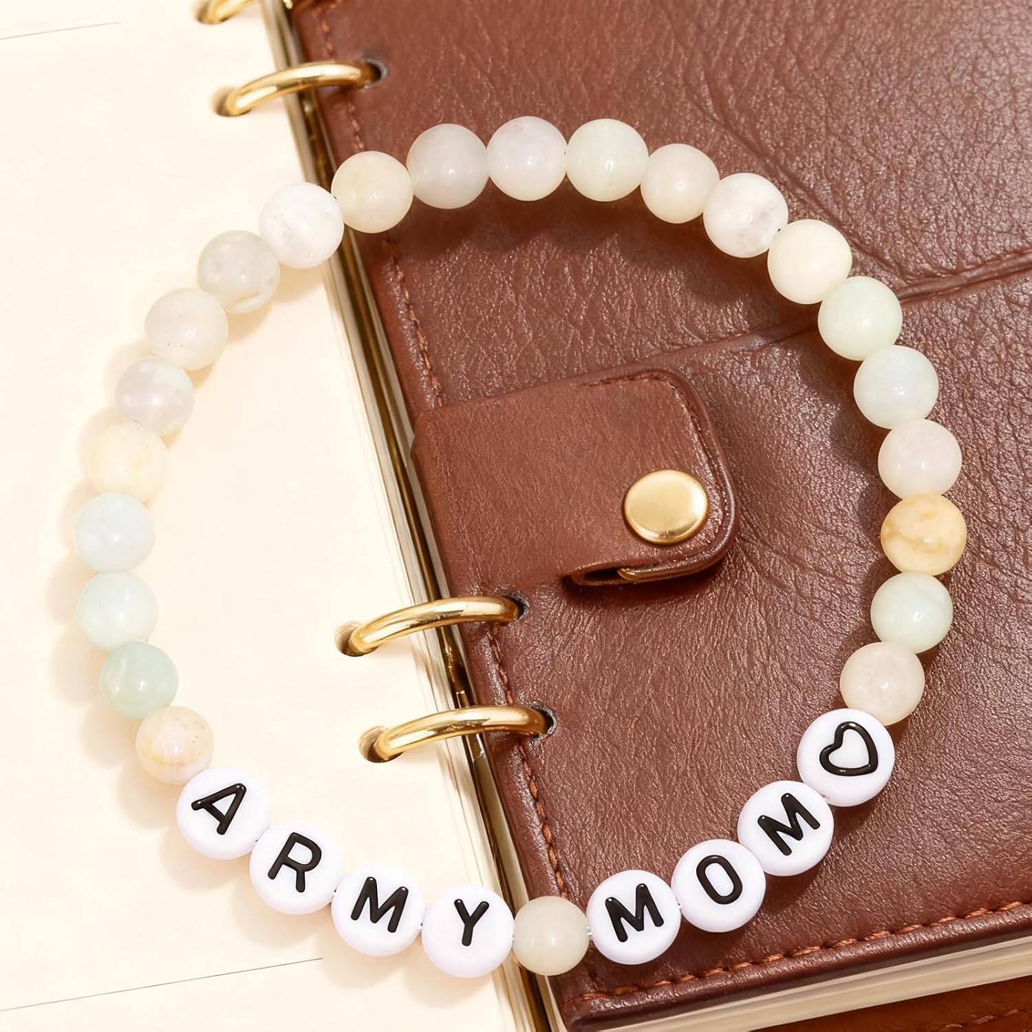 Kivosliviz Army Mom Gifts for Women Bracelet Military Birthday Mothers Day Proud Army Mom Jewelry - Image 3