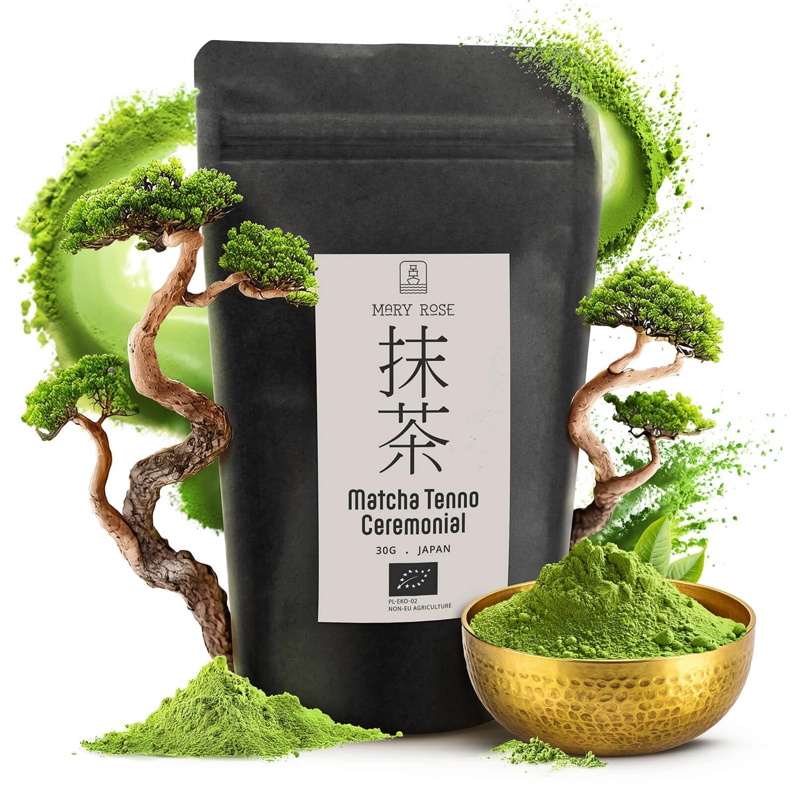 Mary Rose Matcha Cerimoniale Tenno 30g – Qualità Imperiale dal Giappone