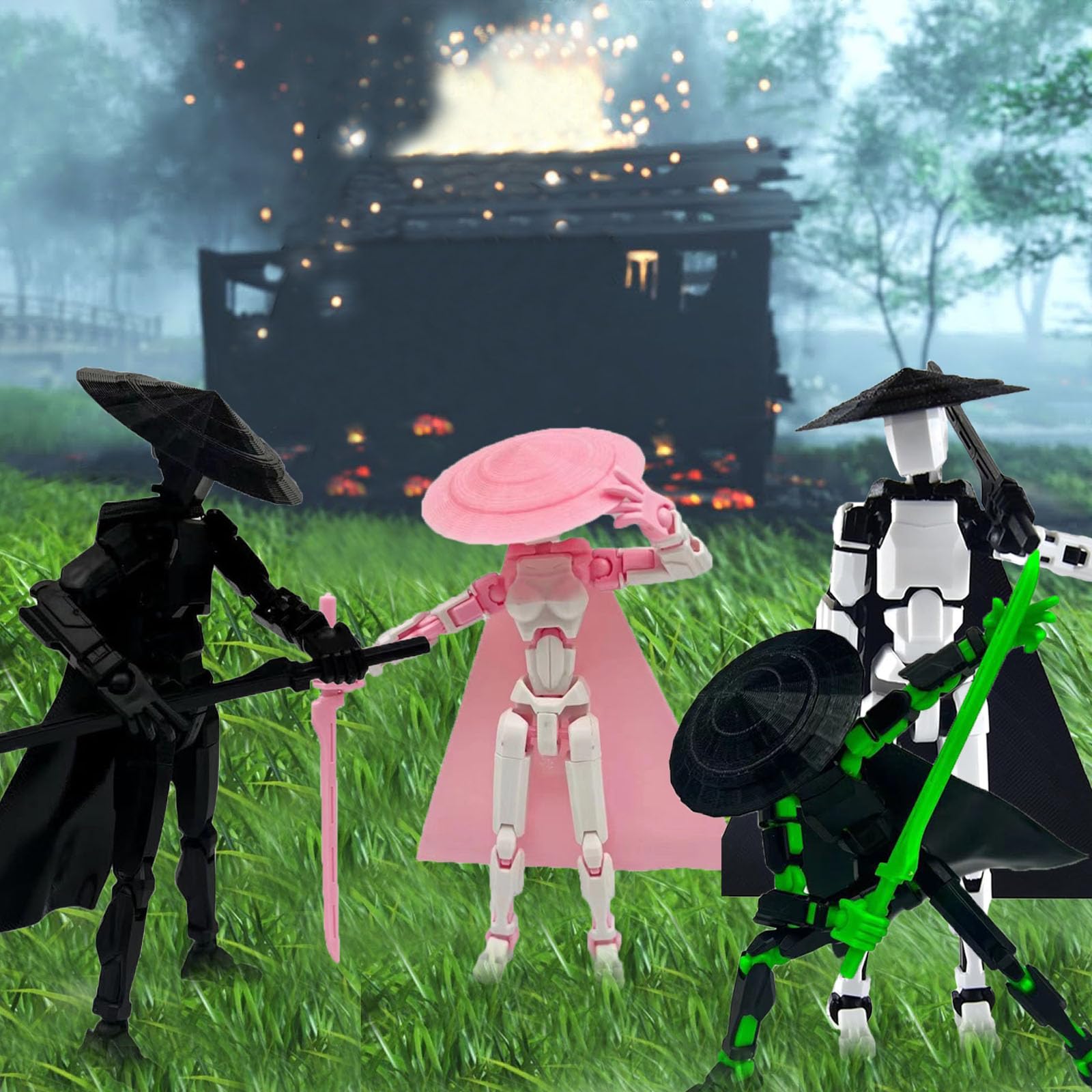 Amazon.com: Klursy (Assembly Completed) Action Figure Set, 3D