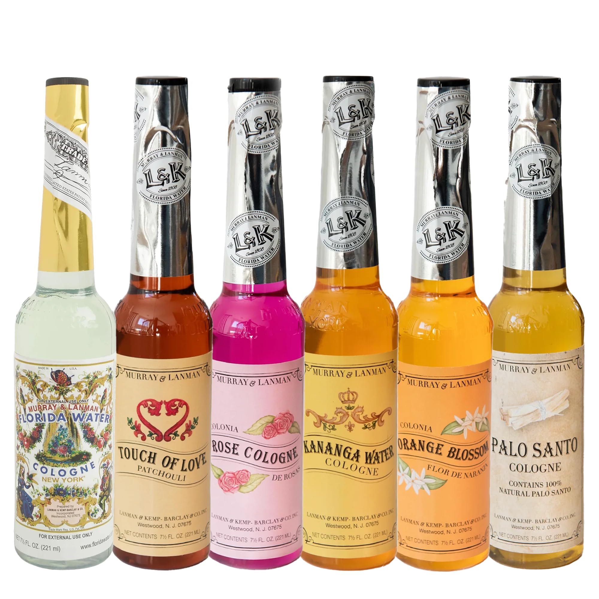 Lanman & Kemp Florida Water Cologne New York, Agua De Florida Mix Set | Classic fragrance water, a versatile splash for everyday freshness and tradition.