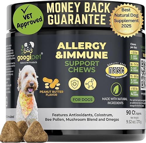 Miniatura 10 de Googipet Suplemento de cadera y articulaciones para perros, glucosamina para perros, masticables suaves con mejillones de labios verdes para perros,