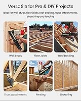 Vista 7 de meite Clavos de marco de 30 grados de 2-3/8 pulgadas x 0.113 pulgadas, revestimiento galvanizado, cinta de papel combinada, cabeza redonda