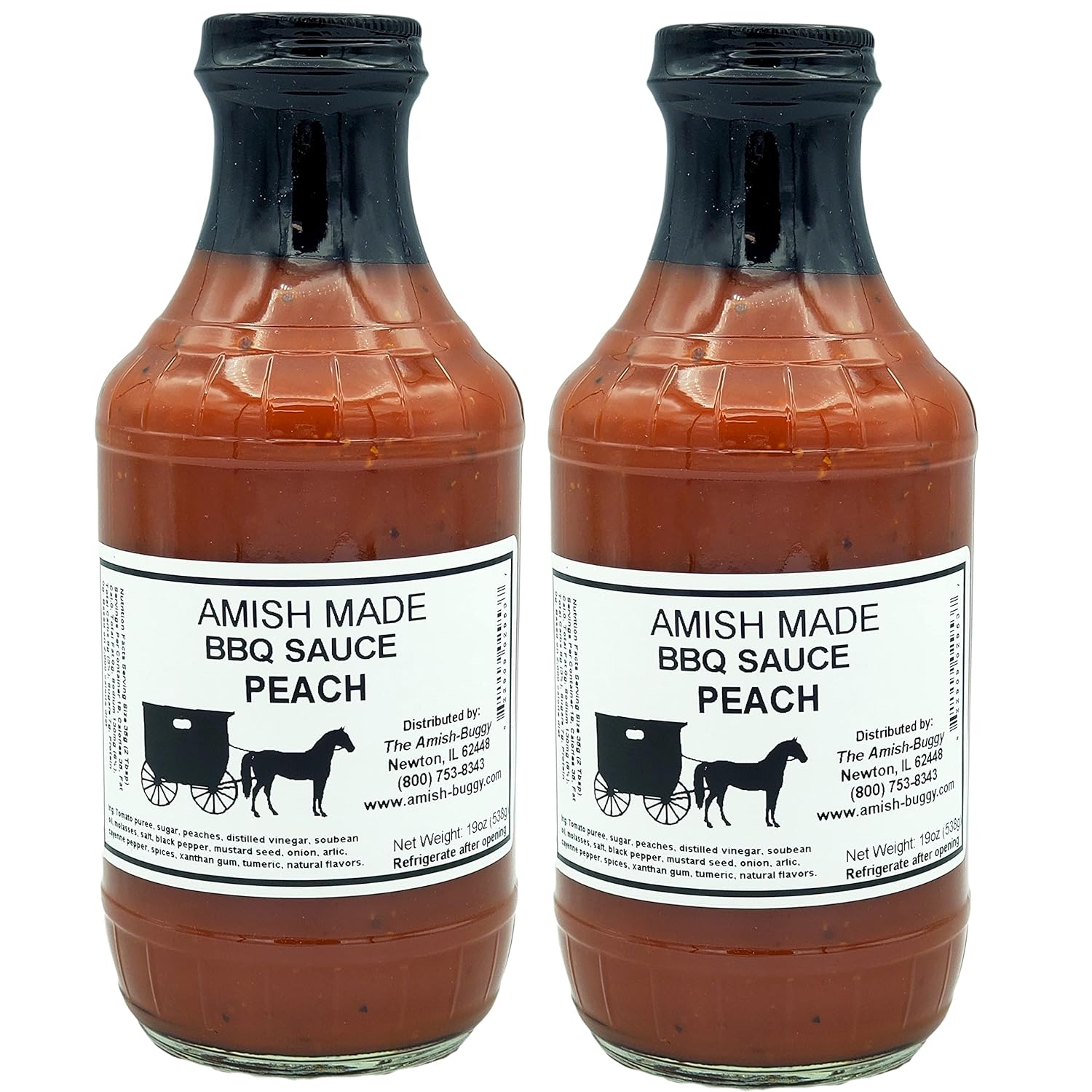 Amish Made BBQ Sauce (Honey (2 Jars))