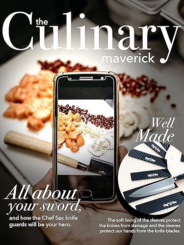 Miniatura 6 de Chef Sac Protectores de bordes de cuchillo, cubierta universal para cuchillo y protector profesional de cuchillos, protectores de cuchillos de