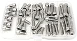 iexcell 50 Pcs 1/4-20 x 3/8" 1/2" 5/8" 3/4" 1" Stainless Steel 304 Hex Socket Head Cap Screws Bolts Assortment