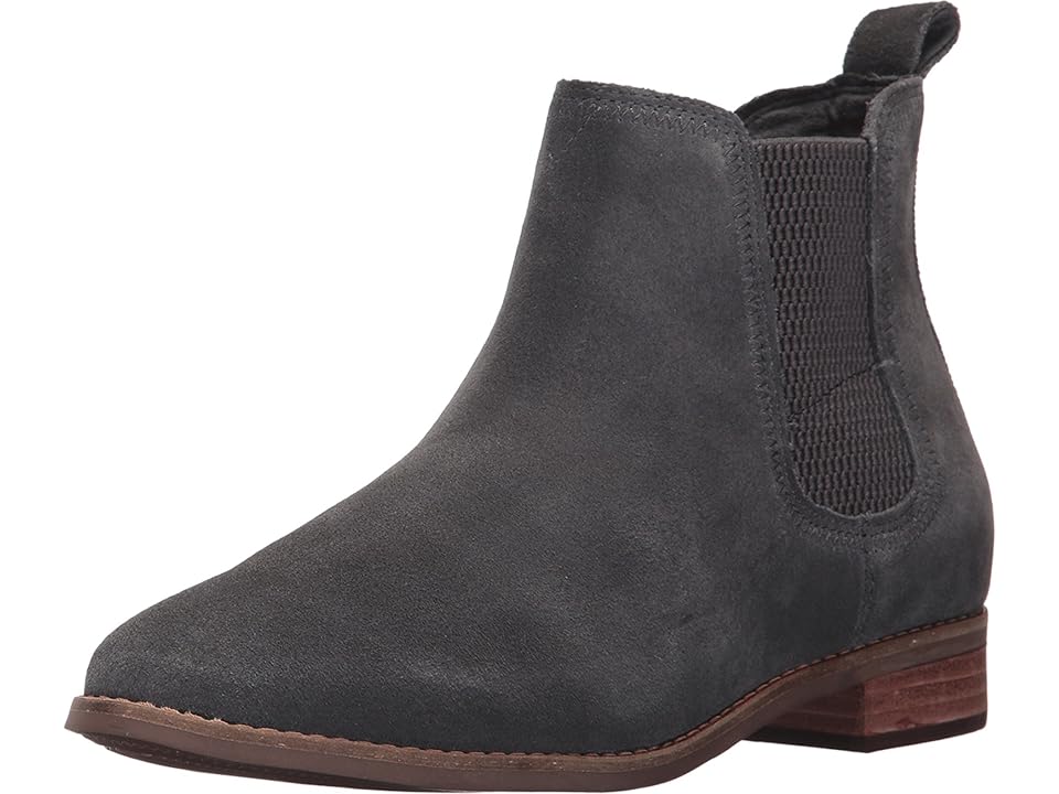 

TOMS Ella (Forged Iron Grey Suede) Women's Pull-on Boots, Gray