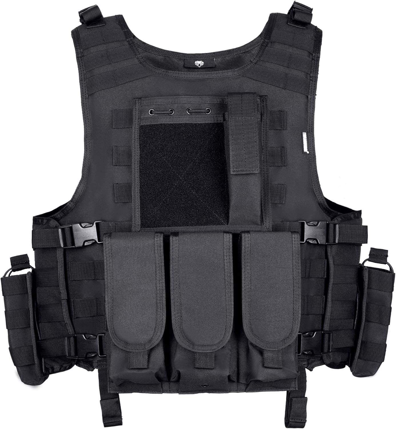 MGFLASHFORCE Tactical Airsoft Vest Adjustable Modular Paintball Vest