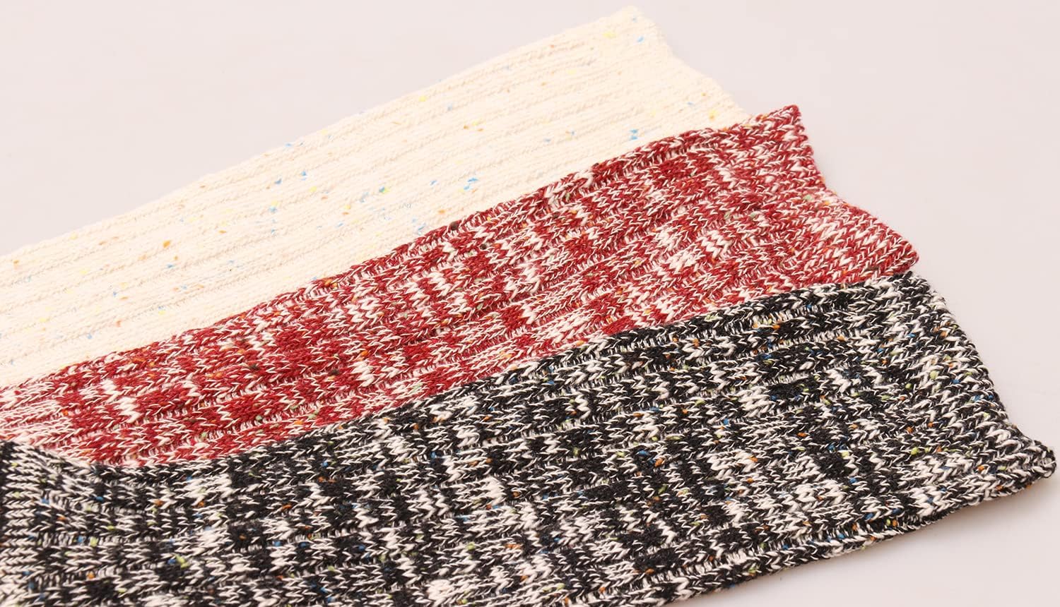 Galsang Vintage Thick Knit Wool Slouch Boots Crew Socks for Women Cotton Casual CrewSocks Gift Socks,Size 5-10,#B67 - Image 4