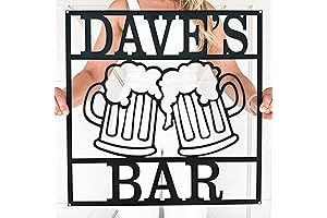 Customizable Bar Sign | Man Cave Decor | Personalized Basement Sanctuary