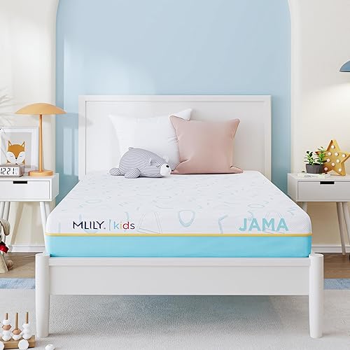 MLILY JAMA 6 Inch Kids Full Size Mattress, Memory Foam