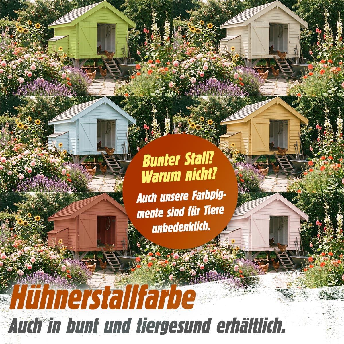 anTon Hühnerstallfarbe Streichfertig 4,25kg | 100% Vegan | Premium Kalkfarbe gegen Milben | Kein Abfärben/Kreiden | Bio-Stallfarbe (Weiß, 4,25 kg)