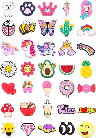 aesthetic croc charms