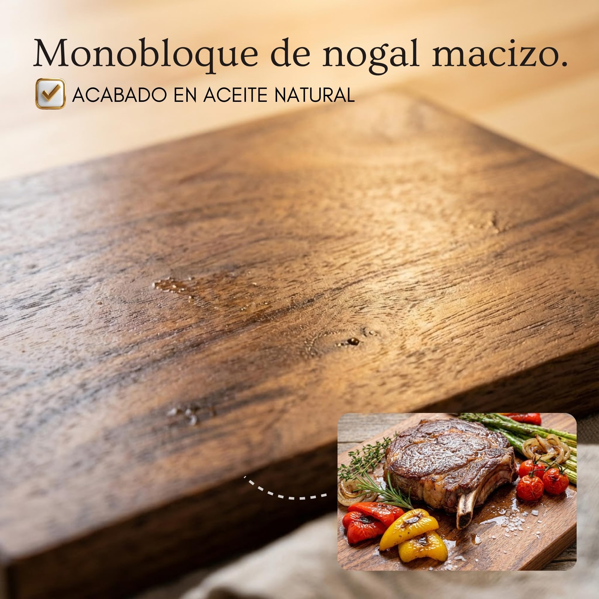 PAVLOVA’S Set de Tablas de Corte y Servicio en Nogal – 2 Piezas (40×25/30×20 cm) – Artesanía Suiza – Acabado en Aceite Alimentario – Caja de Regalo – Garantía 10 Años – Edición Limitada