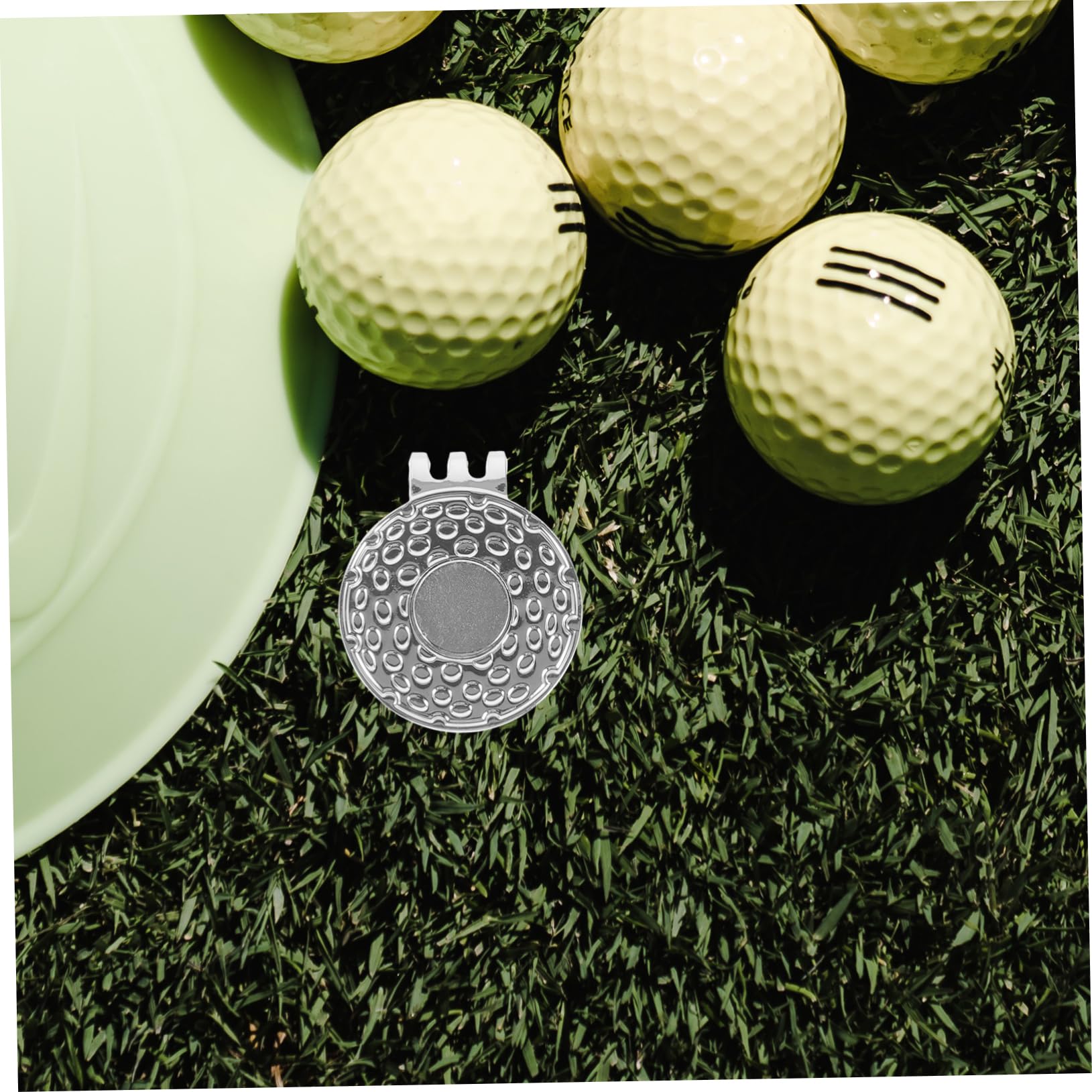 ibasenice Golfs Marker Hut Clips Hochwertige Golfschläger Accessoires Mit Doppel Loch Design Für Golfspieler Langlebig Und Einfach Zu Verwenden