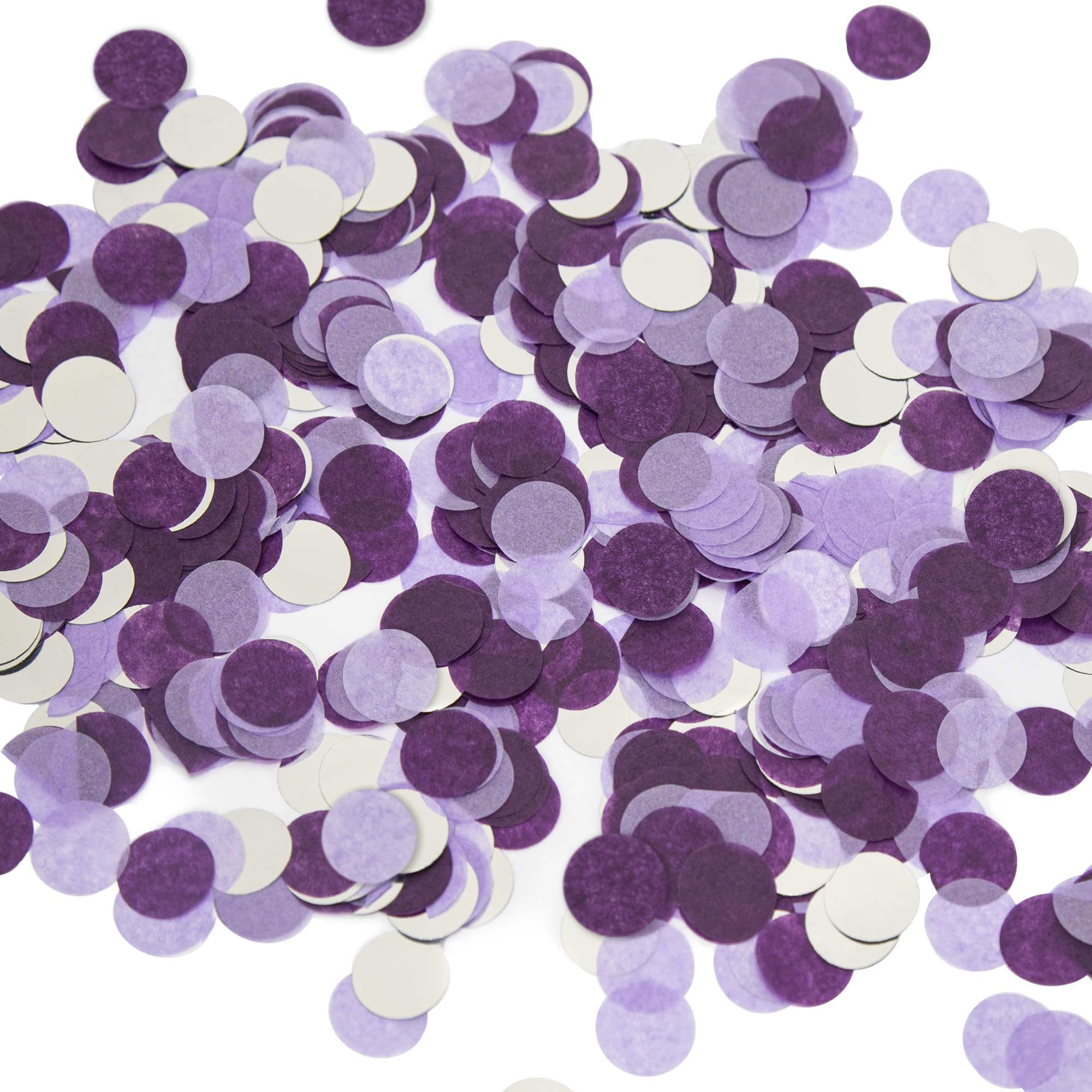 Milifox Biodegradable Confetti,6500 Pieces Wedding Confetti Biodegradable,67.5g Table Confetti for Party,Birthday Decoration,Weddings,Anniversary,Purple