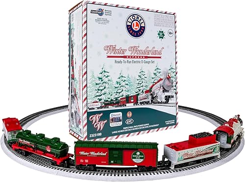 Lionel Winter Wonderland LionChief 5.0 - Juego de tren eléctrico con Bluetooth y control remoto, un color