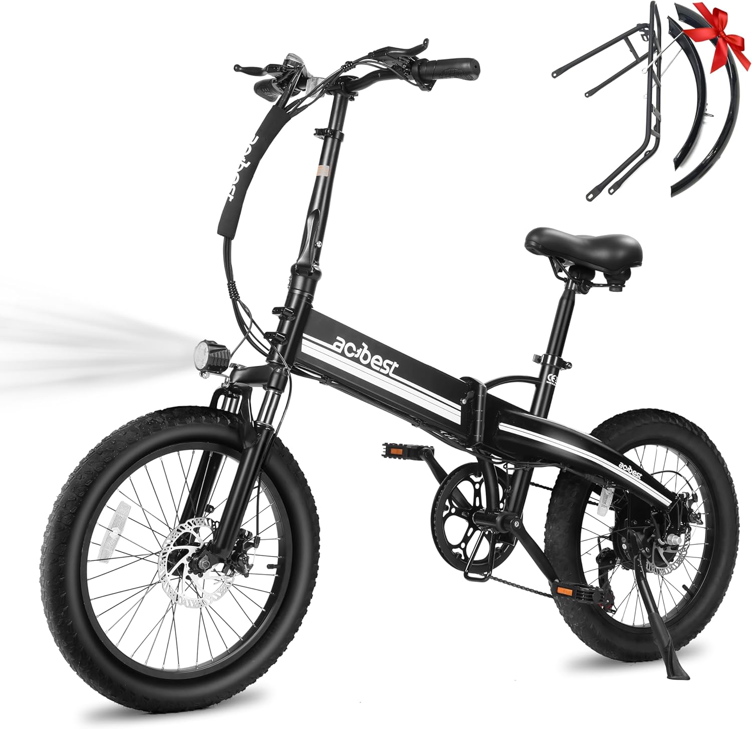 Electrical Bike for Adults Peak 1200W,55Miles 28Mph High Velocity, 20″ Fats Tire Folding Electrical Bicycle, 48V 10.4Ah Detachable Battery Ebike with 35 Velocity and Entrance Suspension,Speedy