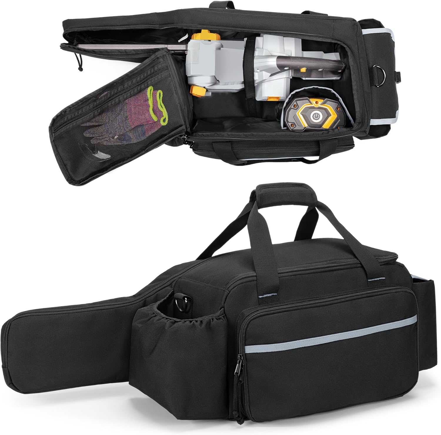 samdew 10 & 12 Inch Chainsaw Carry Case Compatible with EGO Power+ Cordless Power Chainsaw, Chainsaw Storage Bag Compatible with Dewalt & Compatible with Greenworks Chainsaw & Accessories, Bag Only