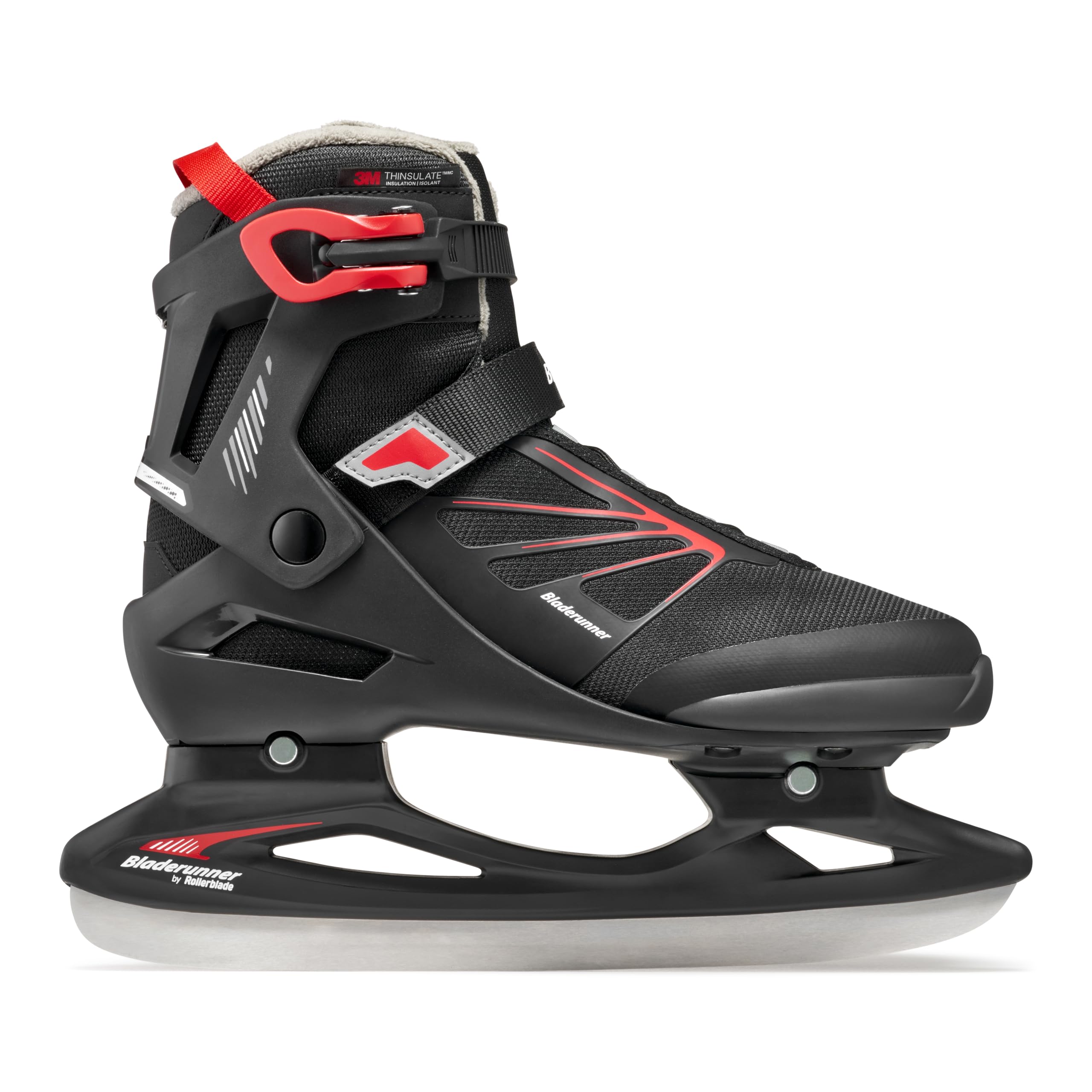 Bladerunner Igniter XT Ice Pattini da ghiaccio, Uomo, Nero/Rosso