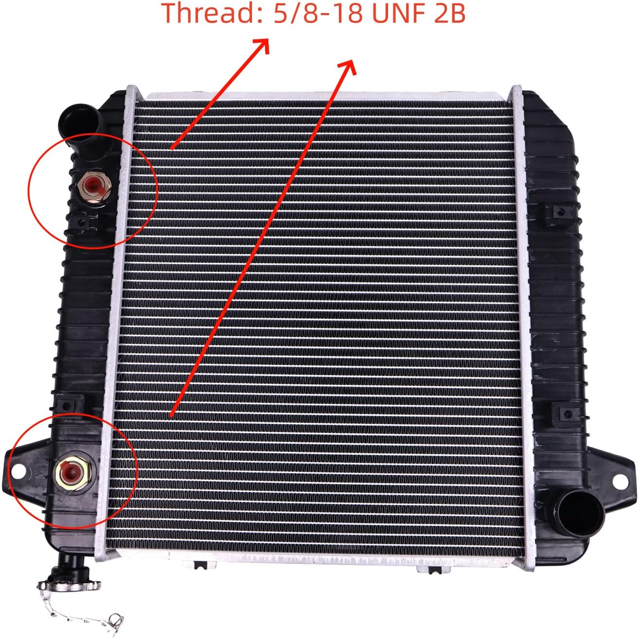 Radiator Assembly 11HA-30170 11HA30170 Compatible with Hyundai Forklift 15D-7E 15L-7 20LC-7 25L-7A 30L-7 30LC-7