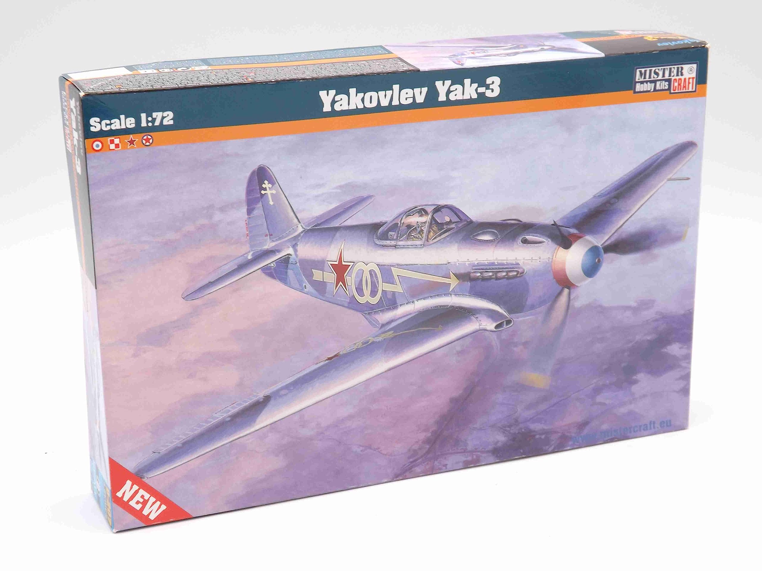 MisterCraft MCD207 1:72 Scale Yakovlev Yak-3" Model
