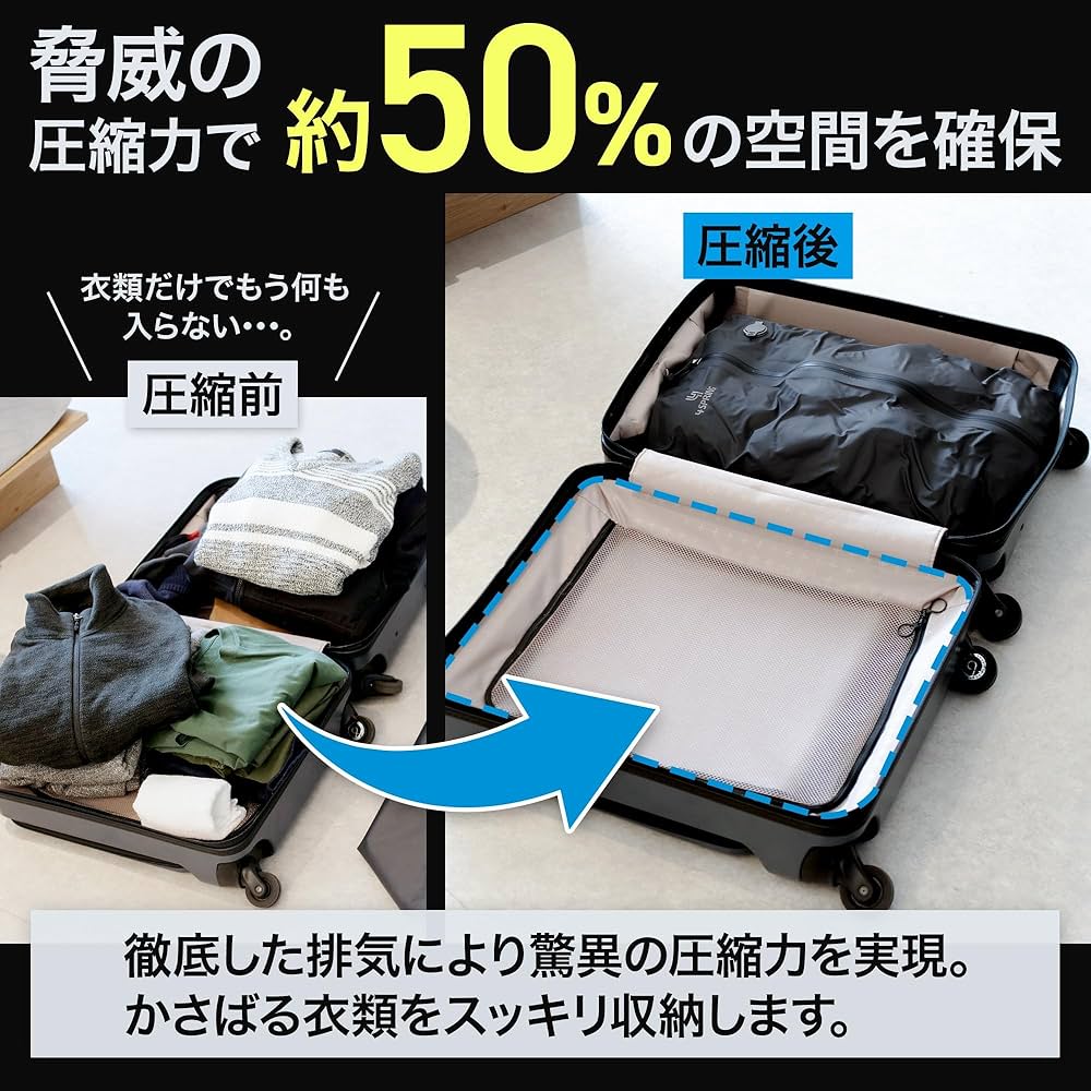 4 SPRING フォースプリング 圧縮トラベルバッグ バックパック Amazon.co.jp: 【公式】4 SPRING フォースプリング かる旅圧縮