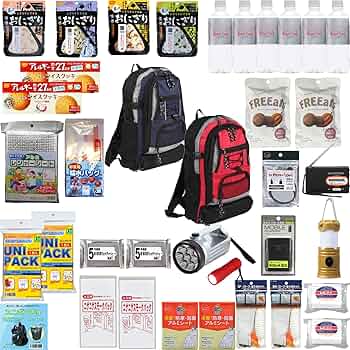 Amazon｜防災セット 2人用 女性にも 防災リュック 防災グッズ