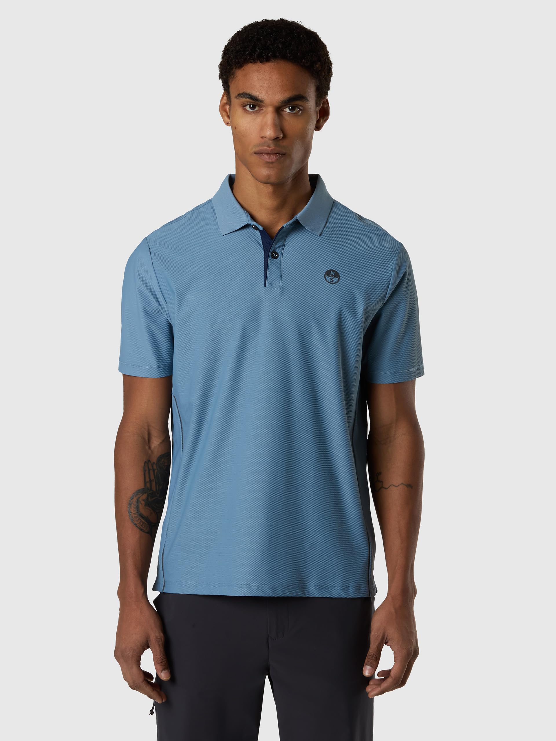 NORTH SAILS Polo Uomo in Poliammide Stretch ad Quick Dry