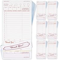 Vista 9 de [8000] Gorilla Supply Libro de Cheques para Huéspedes 3.4" x 5.04" Blocs de Notas de Servidor Libreta de Pedidos para Mesero y Mesera, Cheques