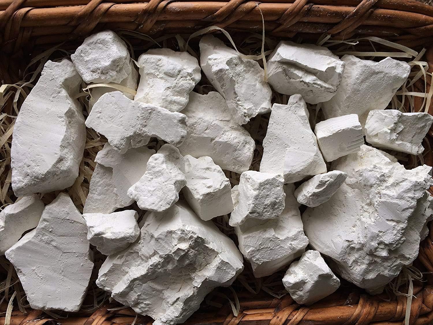 Kaolin Edible Clay Chunks (lump) Natural for Eating (Food), 4 oz (113 g)