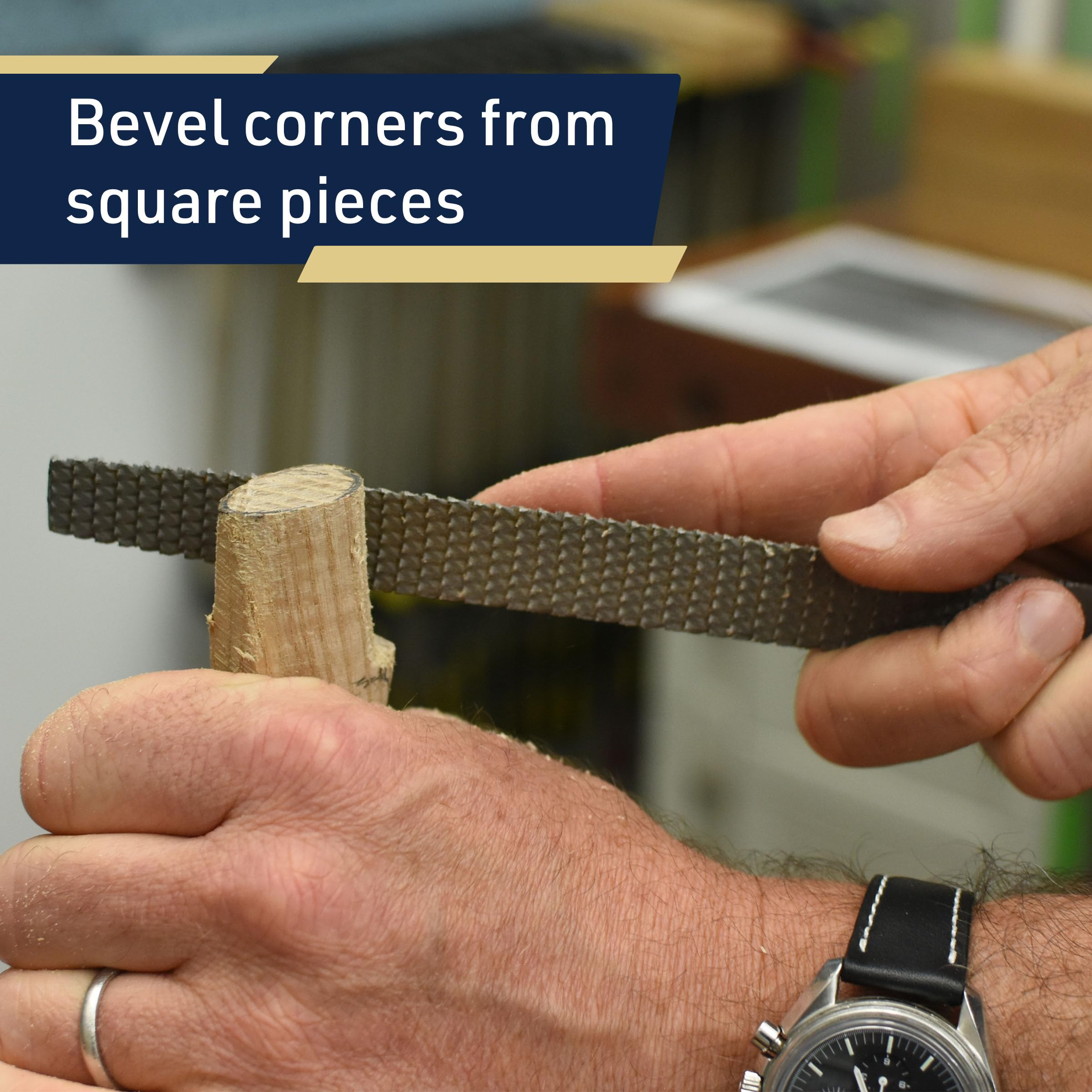 Woodworking Rasp With Beech Wood Handle By Kings County Tools
