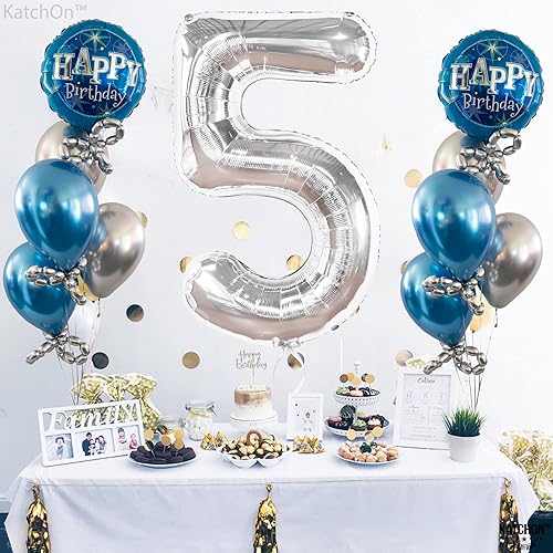 Miniatura 1659 de KatchOn, Globo dorado gigante del número 8 de 40 pulgadas, globo dorado del número 8 para decoraciones de cumpleaños de 8 años para niñas