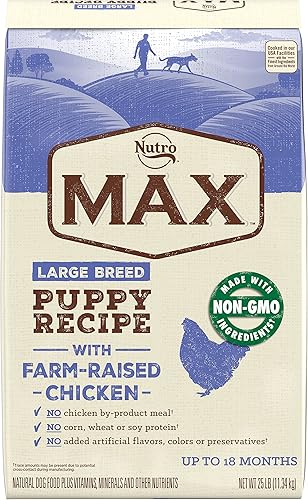 Nutro MAX Alimento seco para perros de raza grande, 25 libras.
