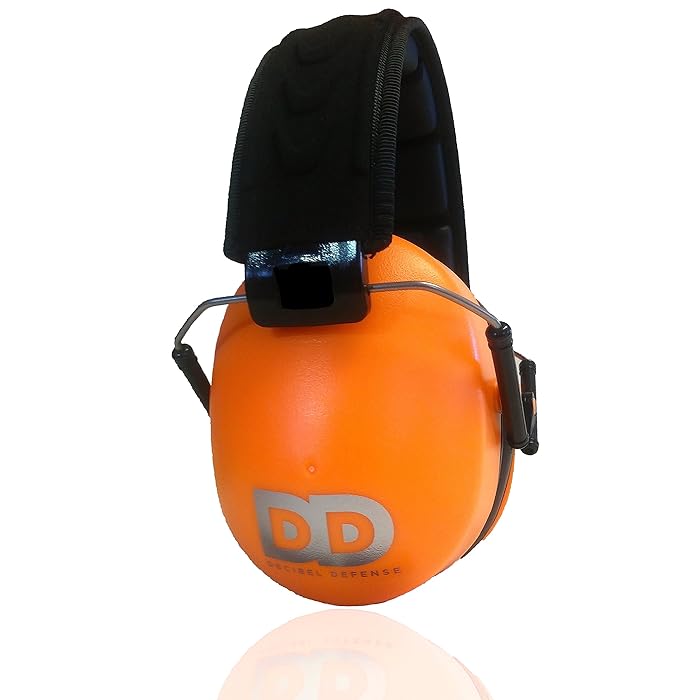 Buy Professional Safety Ear Muffs by DECIBEL DEFENSE 37dB NRR The