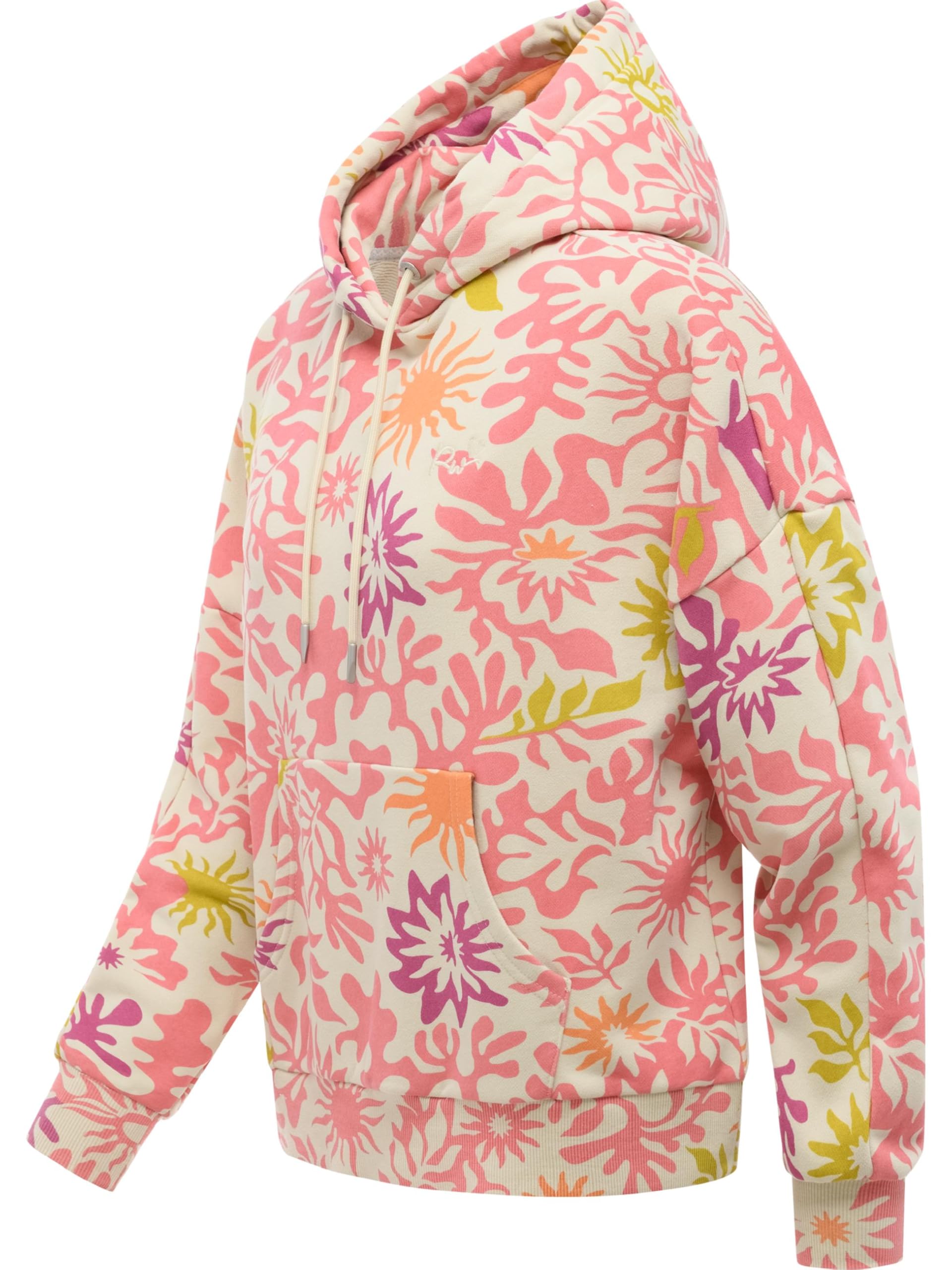 Ragwear Sudadera con capucha para mujer con capucha ajustable, estampado Pirita, XS-3XL