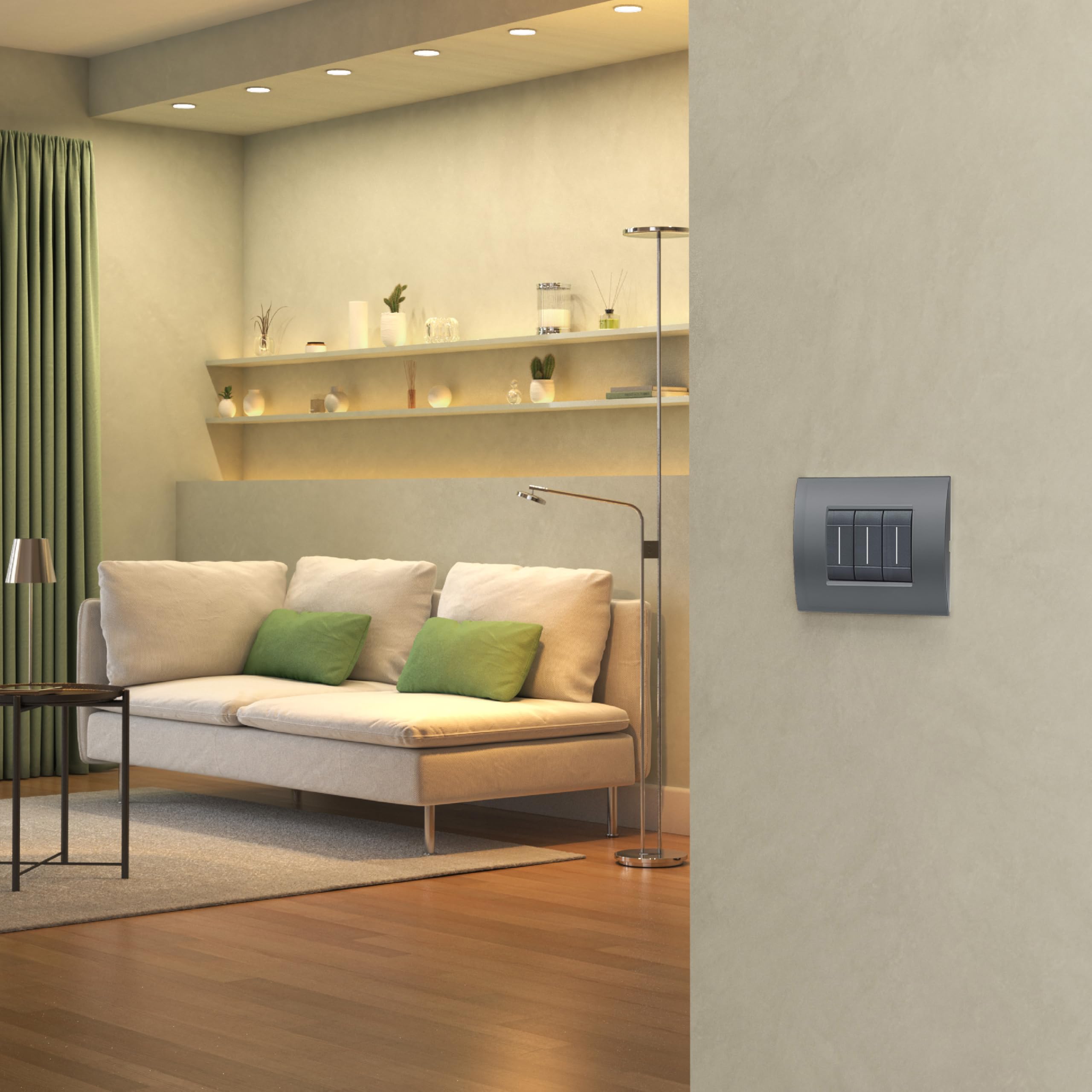 Uniko Lite Smart compatibile con Vimar® Plana™ bianco