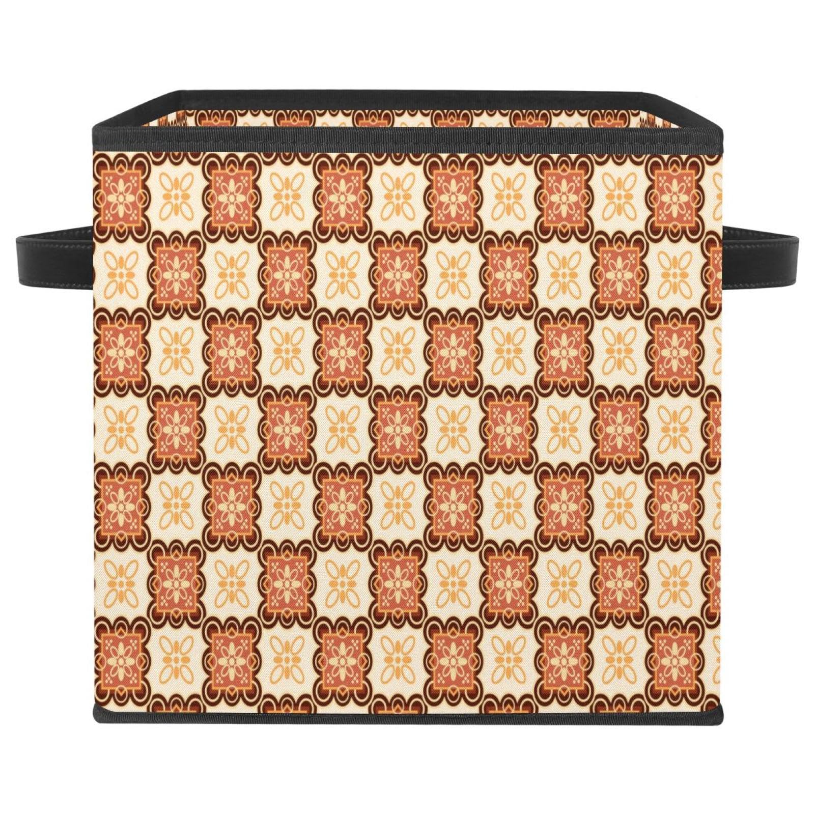 Boîte rangement pliable cube tissu placard maison chambre vêtements jouets