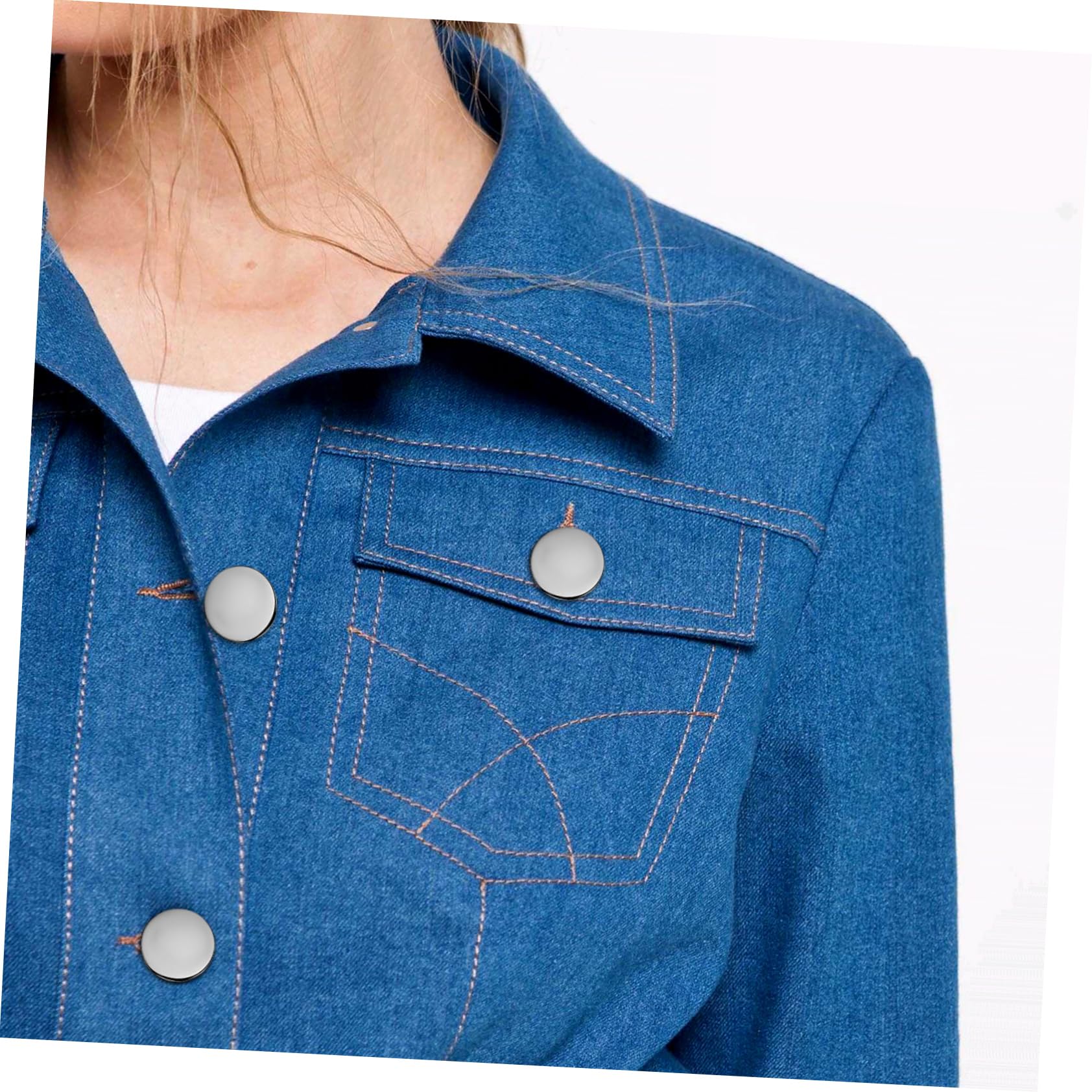 VILLCASE 150piezas Alfileres De Botón Para Jeans Botones Ajustables y Removibles Extensores De Cintura Sin Costura Reemplazo Práctico Para Pantalones y Ropa