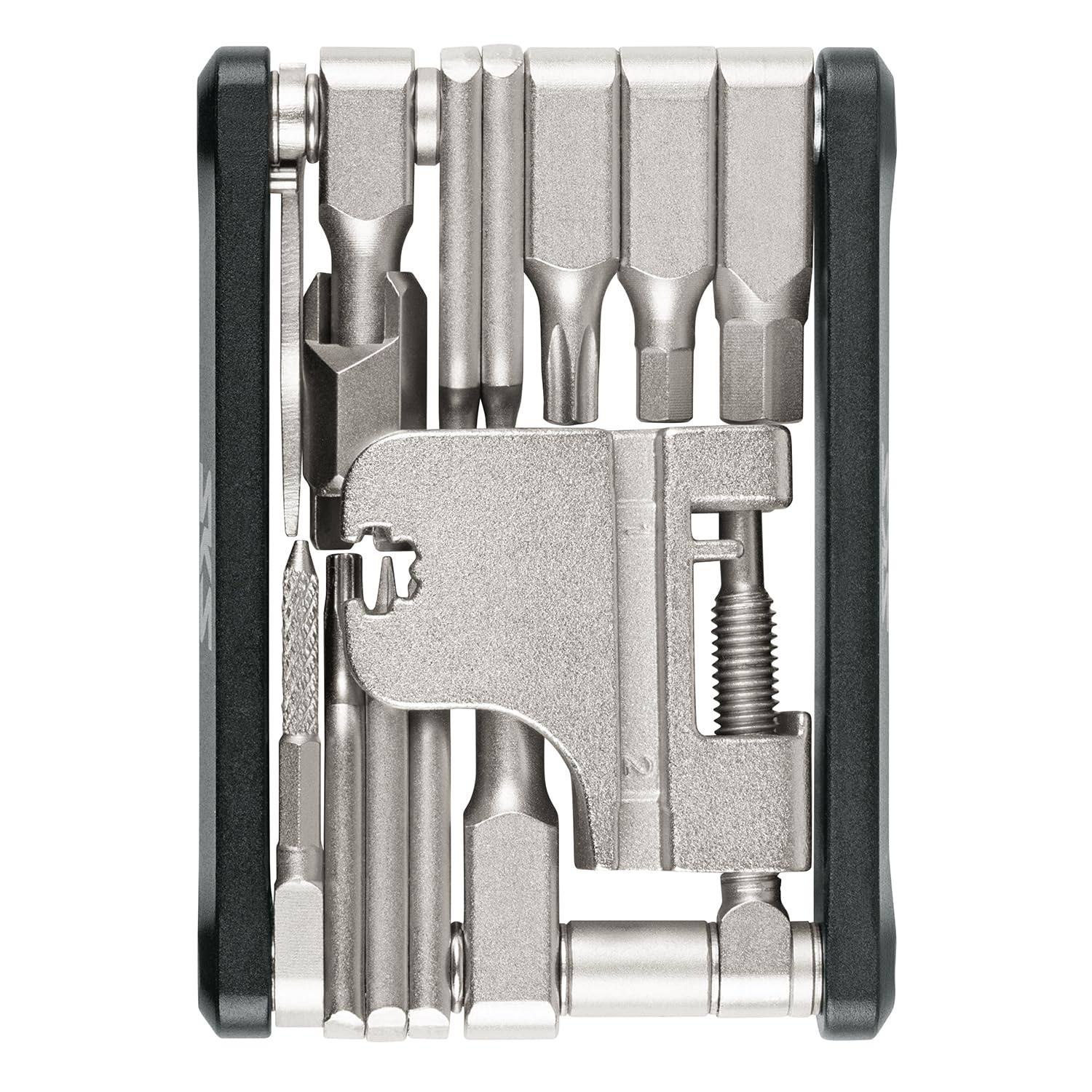SKS GERMANY TOM 22 Multitool 22-Funktionen Fahrrad-Minitool Chrom-Vanadium-Stahl Aluminium