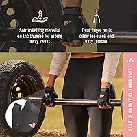 Vista 6 de Guantes Esenciales de Entrenamiento Adidas Rosado