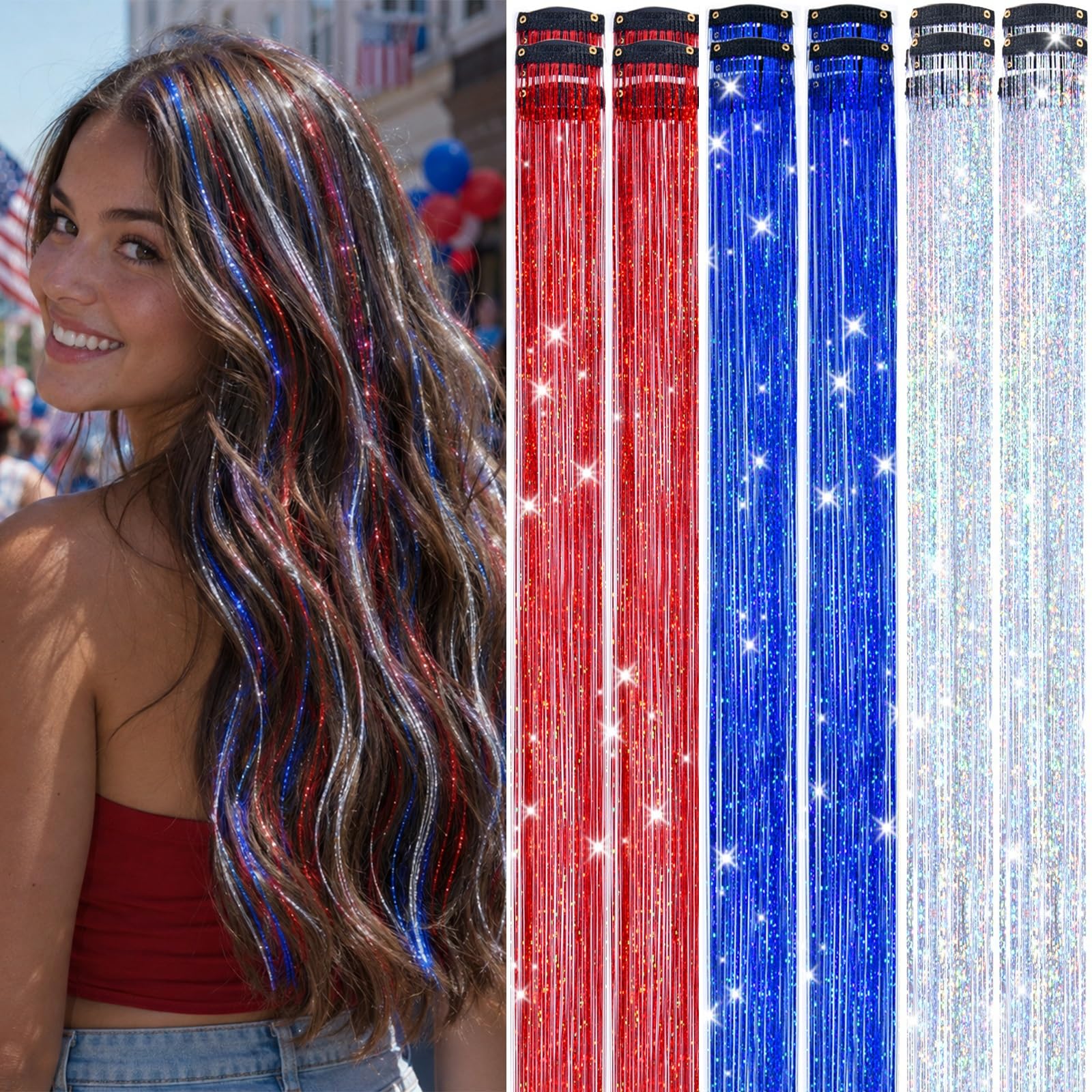 Fairy Hair Tinsel Kit - 18 Colors FREE SHIPPING -26