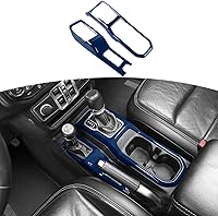 Vista 17 de RT-TCZ Cubierta de palanca de cambios para Jeep JL, color rojo, panel de ajuste de perilla de palanca de cambios 4WD para Jeep Wrangler JL JLU