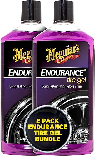 Miniatura 11 de Meguiar Endurance - Gel para neumáticos, el apósito de neumáticos protege y brilla los neumáticos de automóvil, botella de 16 onzas
