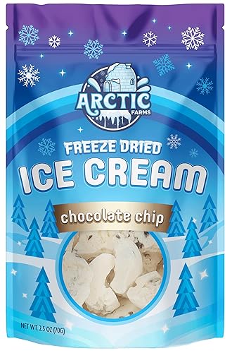 Miniatura 414 de Arctic Farms Brocas de helado liofilizadas empaquetadas y en caja, no se derrite (mezcla napolitana, 2.5 onzas)