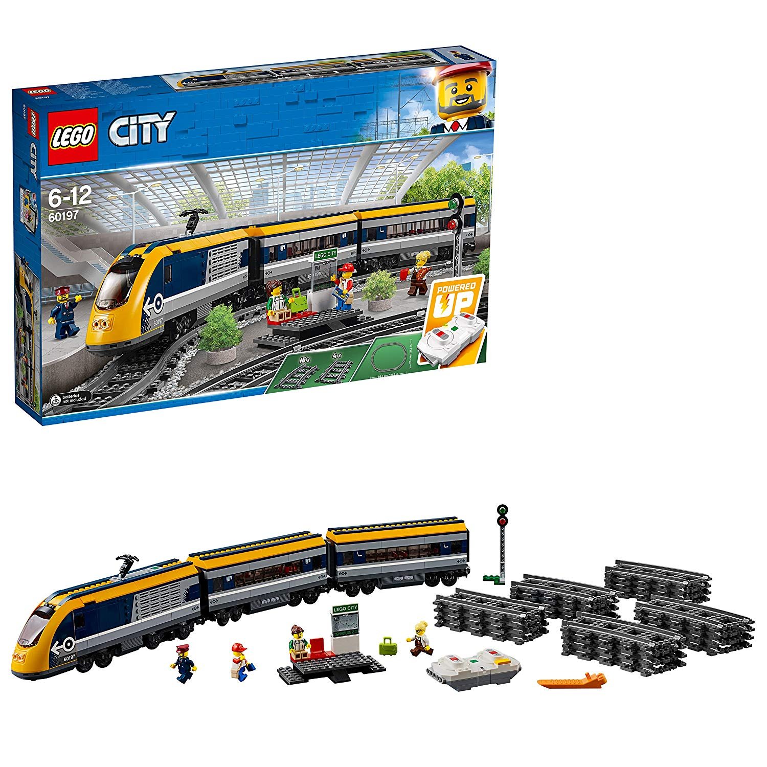 City Passenger Rc Train Toy, Construction Track Set for Kids