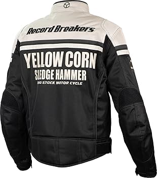 YELLOW CORN バイクジャケット ブラック、サイズ3L YeLLOW CORN イエローコーン BB-4104 メッシュジャケット サイズ