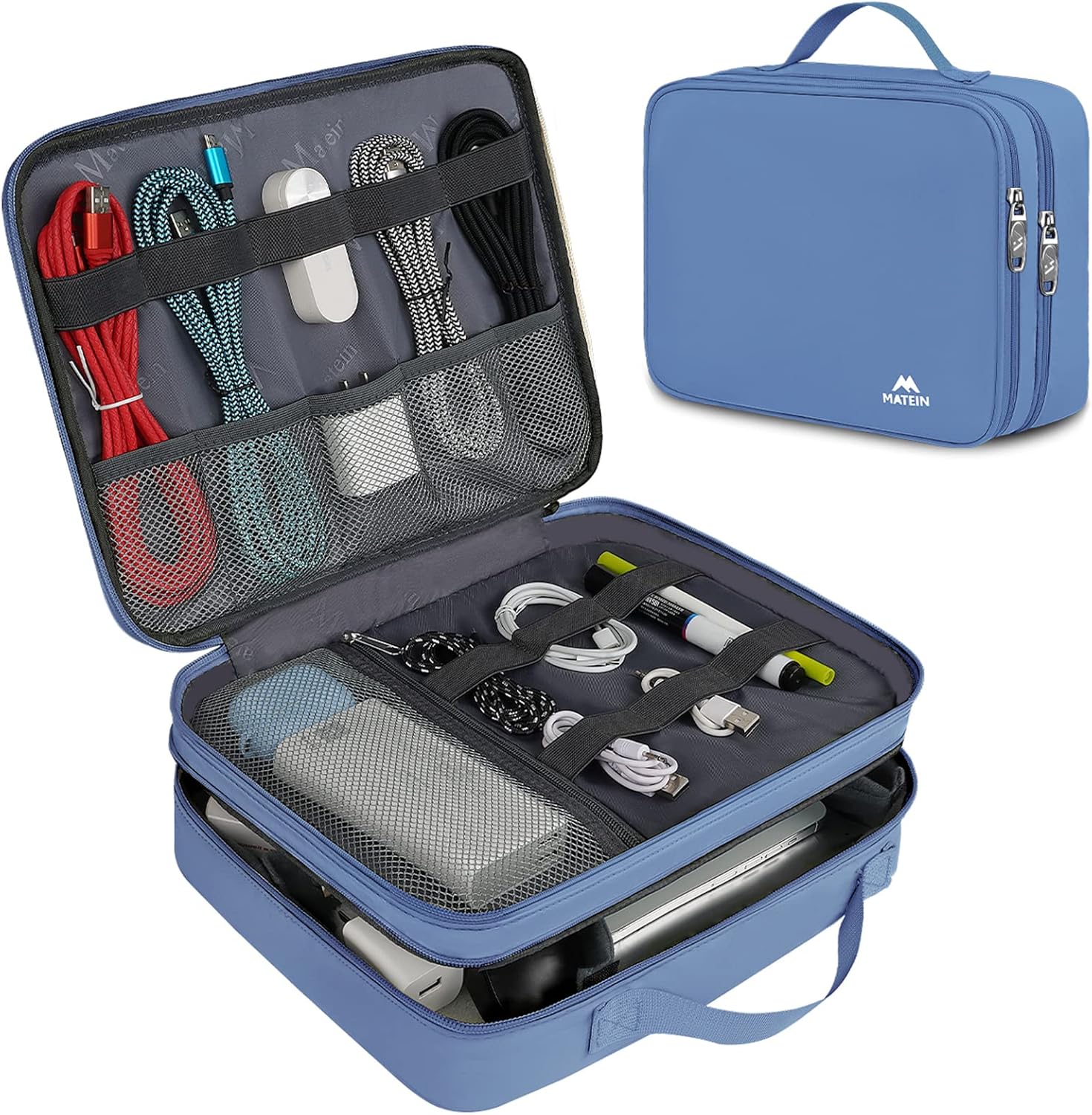 MATEIN Cable Organizer Bag, Large Travel Tech Organizer