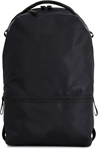 Urth Arkose 20L Modular Camera & Laptop Backpack - Water Resistant, Anti-Theft, Recycled Bag for DSLR, 13-16 Inch Laptop in Black